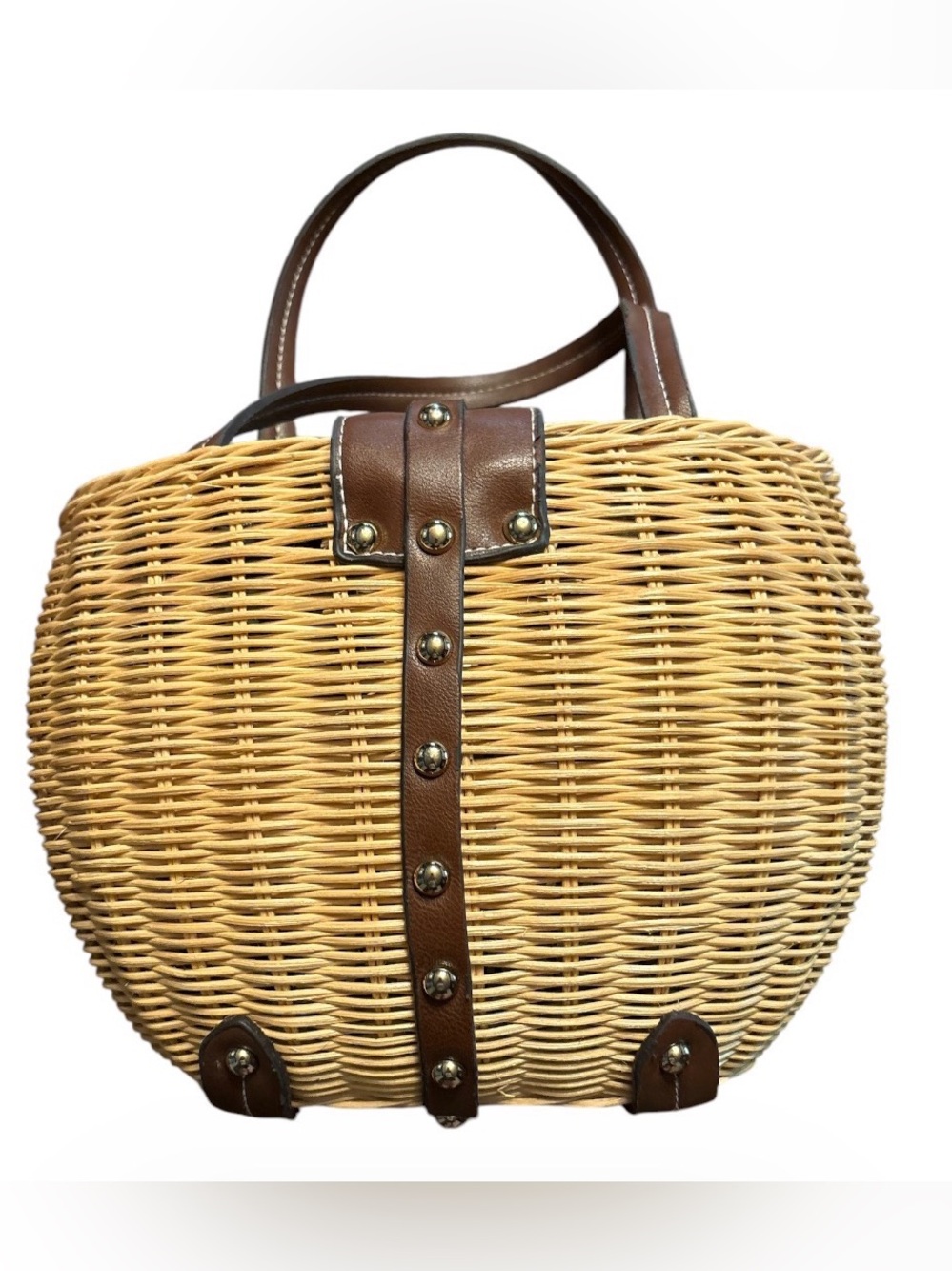 Women’s C&C California Ratten Basket Bag - Picture 3 of 7